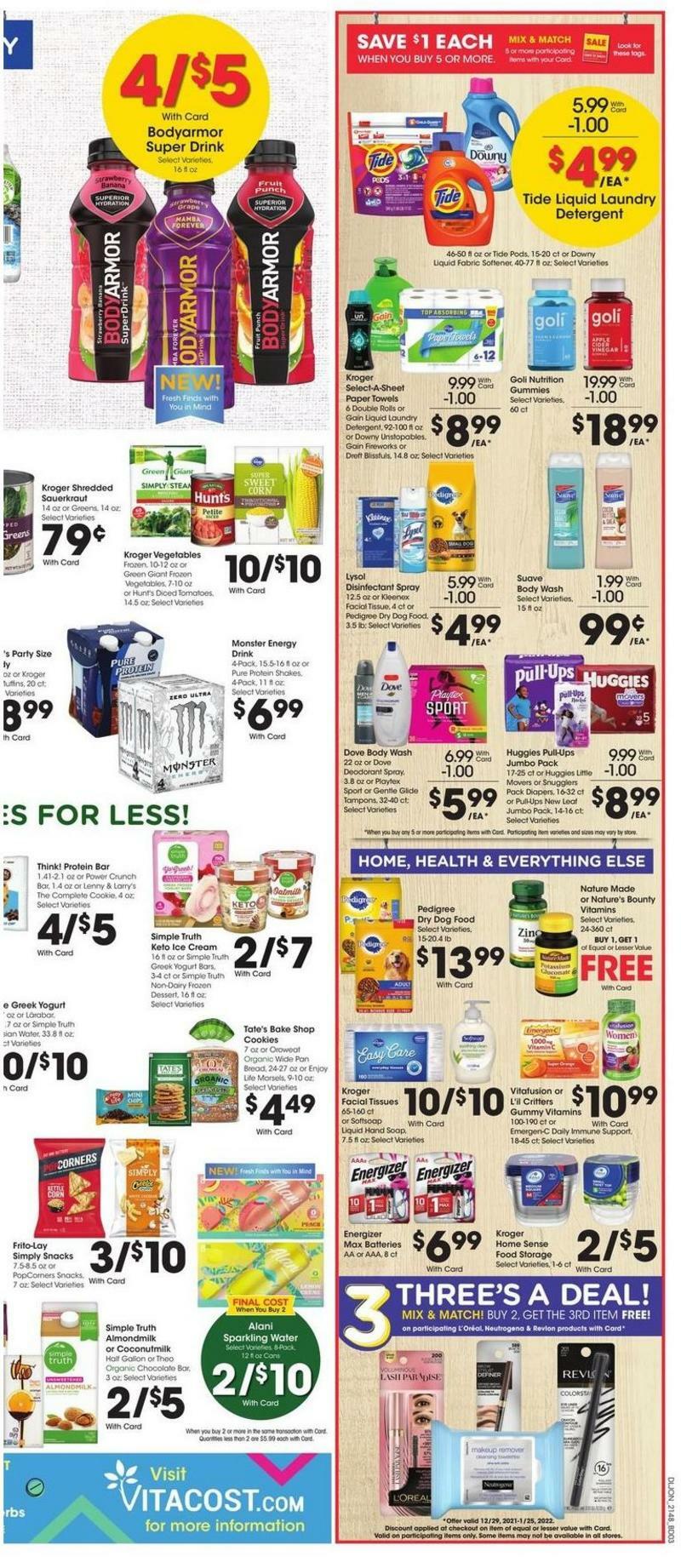 Kroger Weekly Ad from December 29