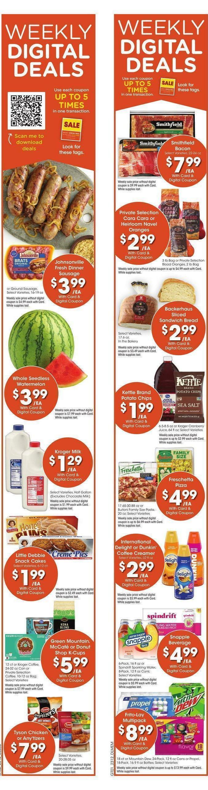 Kroger Weekly Ad from April 19