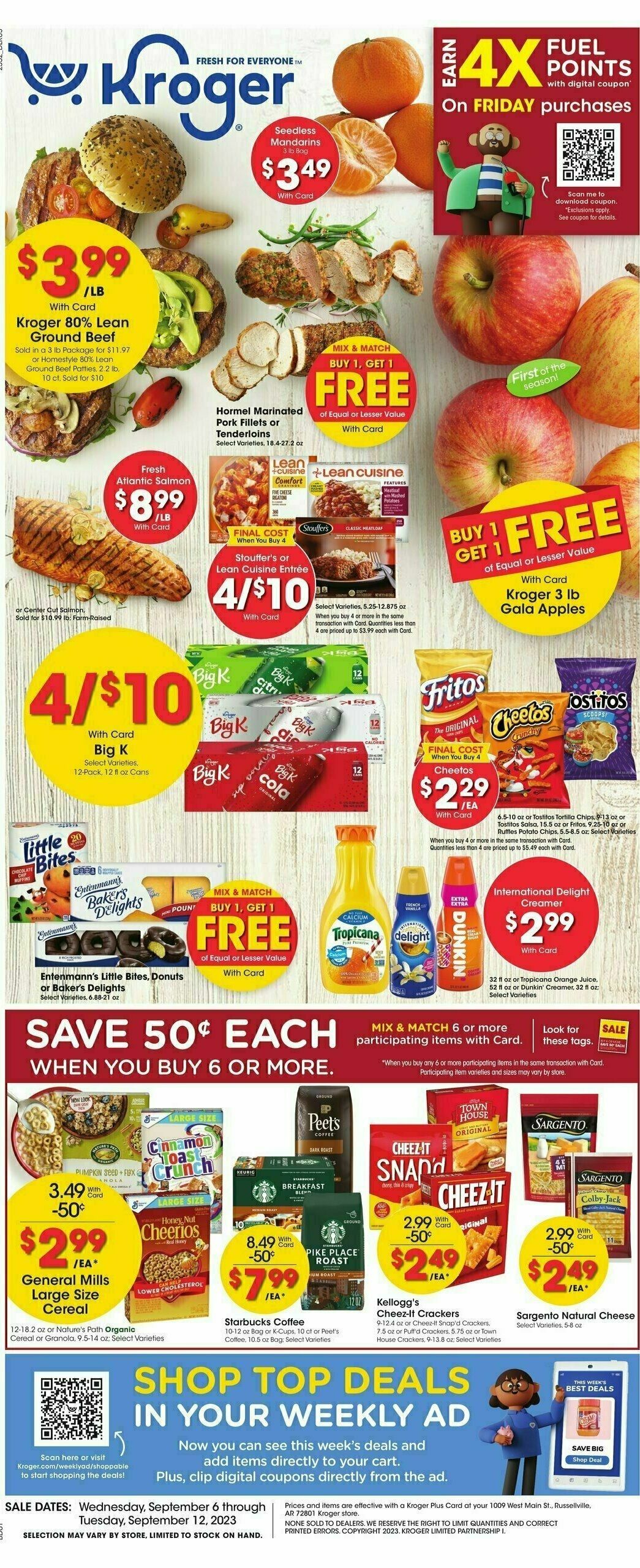 Kroger Weekly Ad from September 6