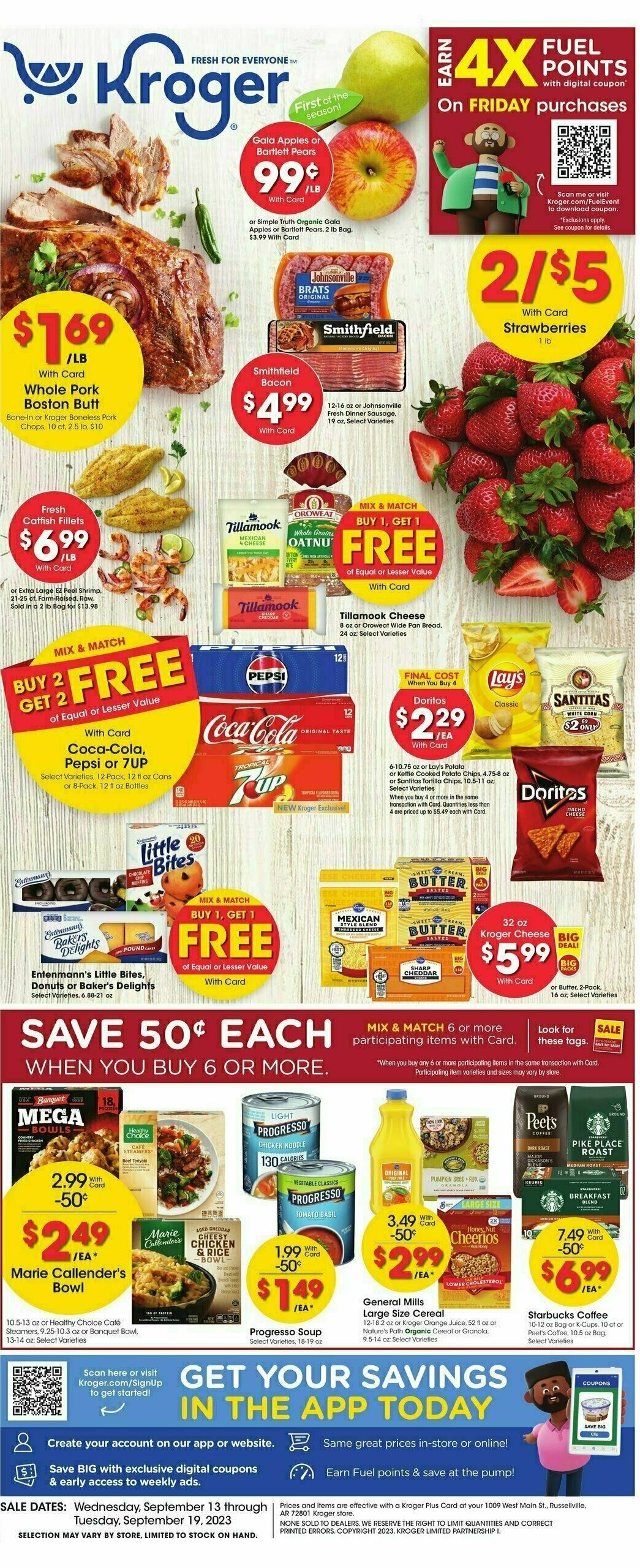 Kroger Weekly Ad from September 13