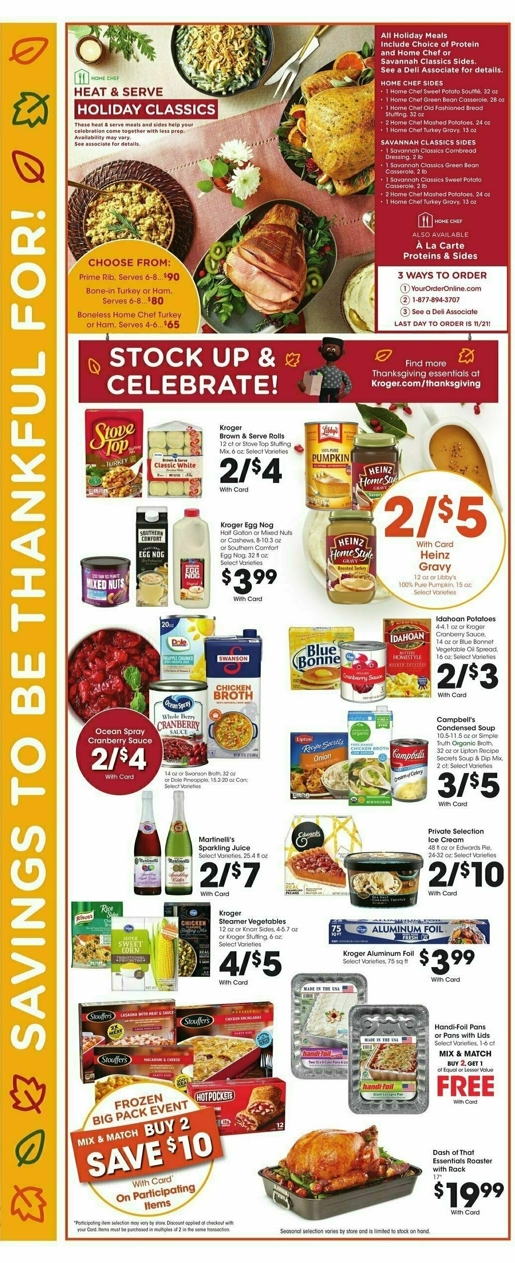 Kroger Weekly Ad from November 15