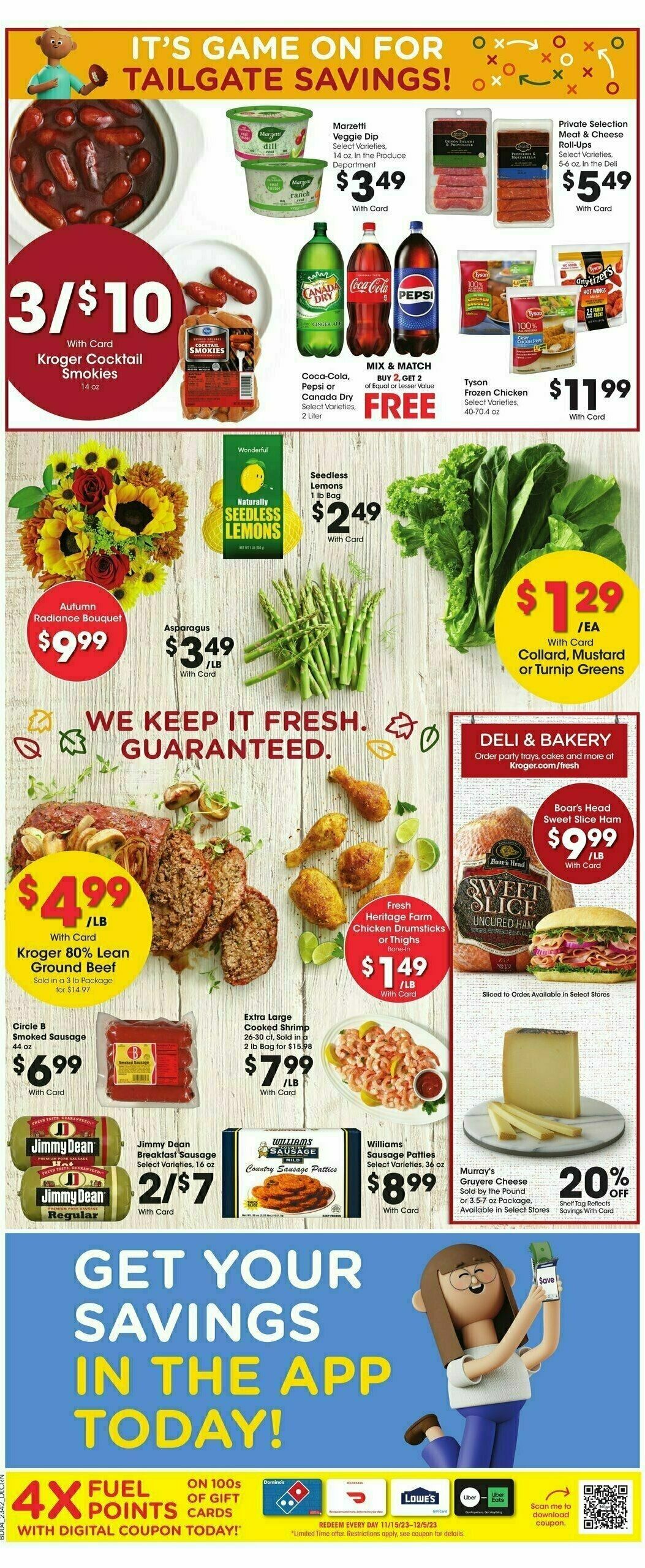 Kroger Weekly Ad from November 15