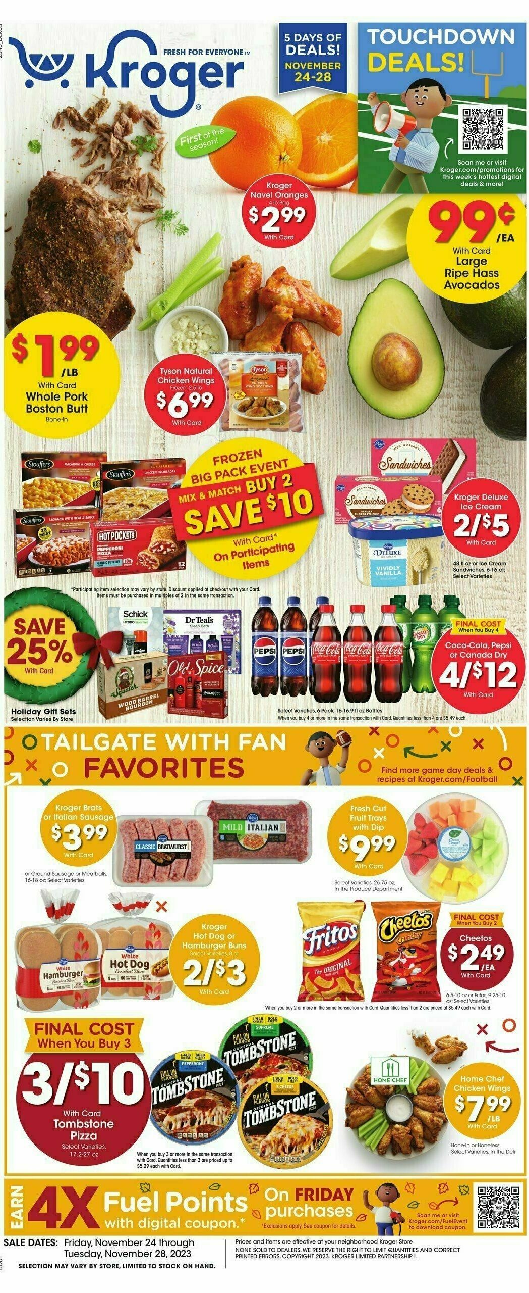 Kroger Weekly Ad from November 24