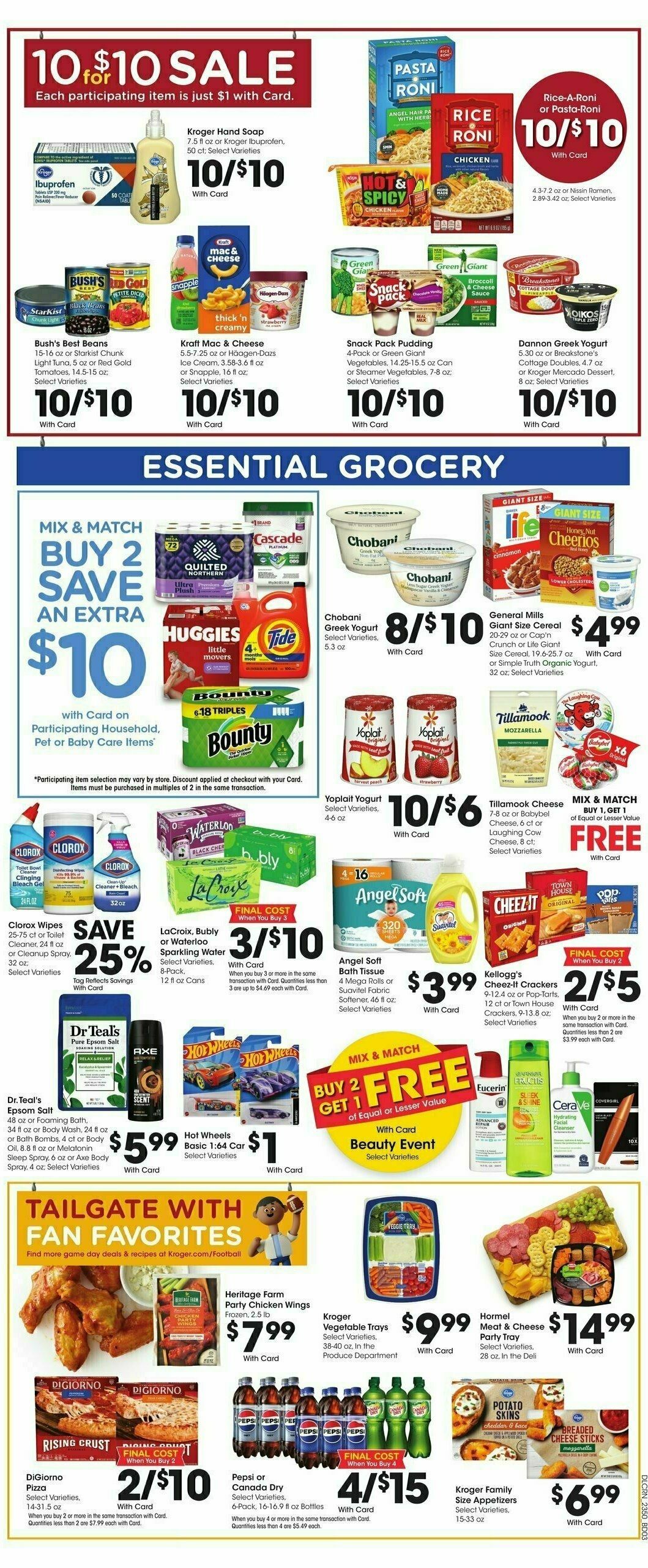 Kroger Weekly Ad from January 10