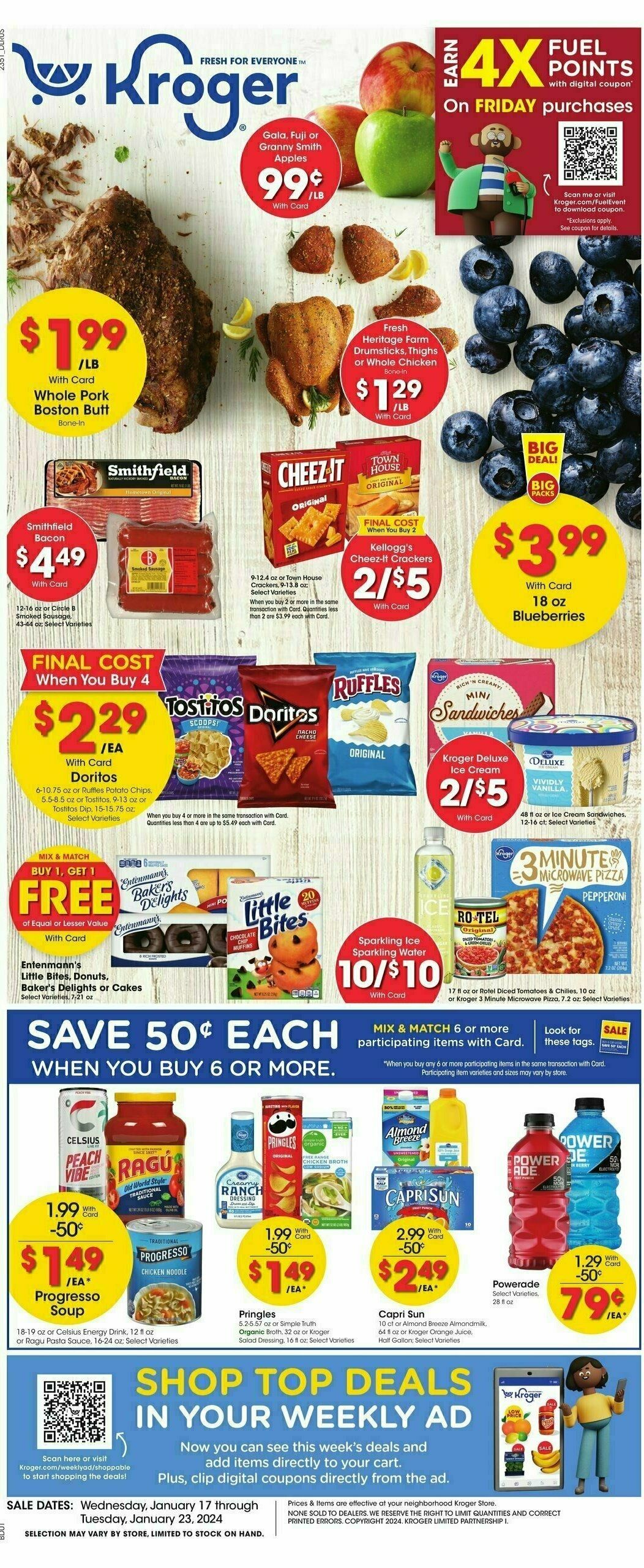 Kroger Weekly Ad from January 17