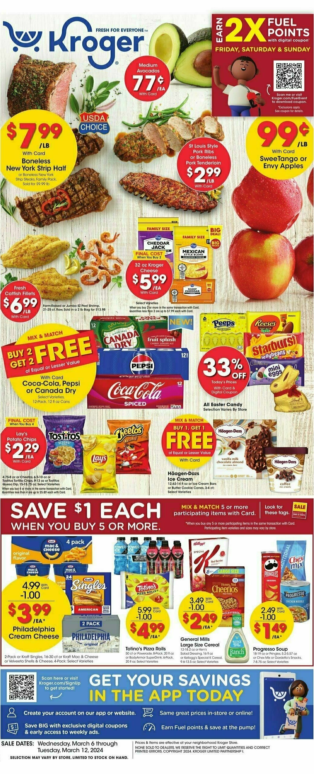 Kroger Weekly Ad from March 6