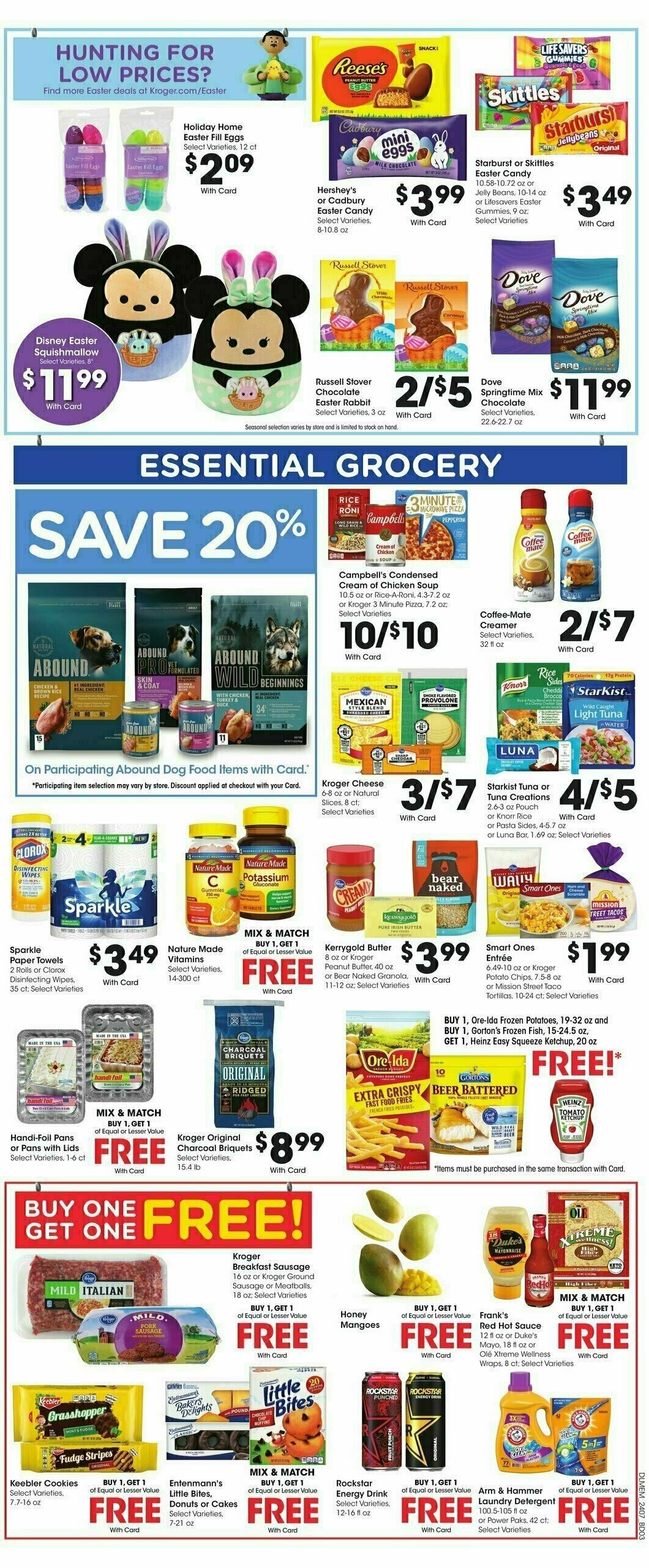 Kroger Weekly Ad from March 20