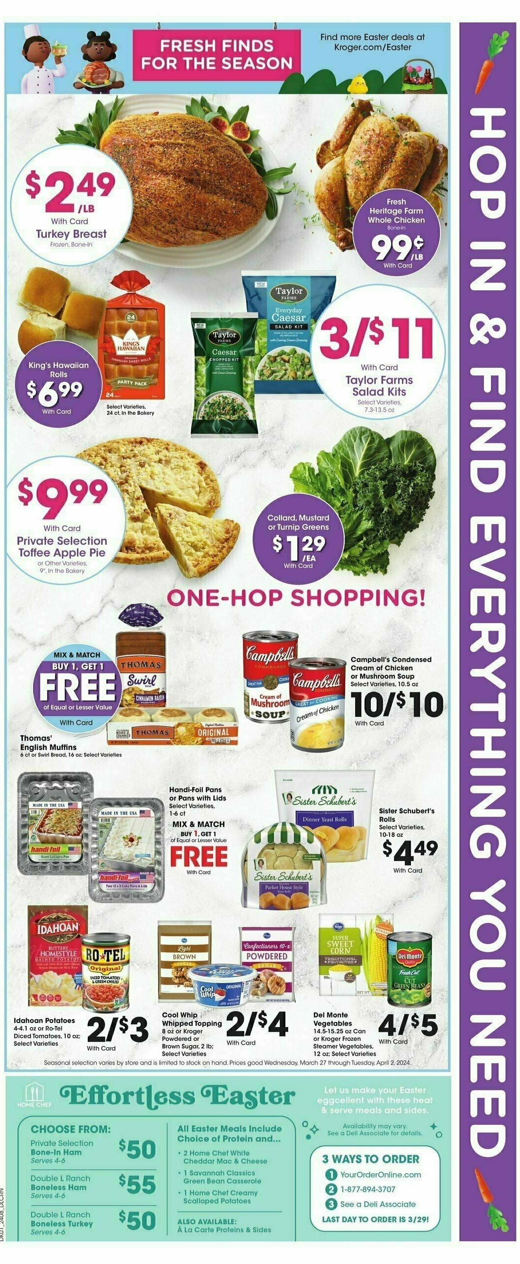 Kroger Weekly Ad from March 27