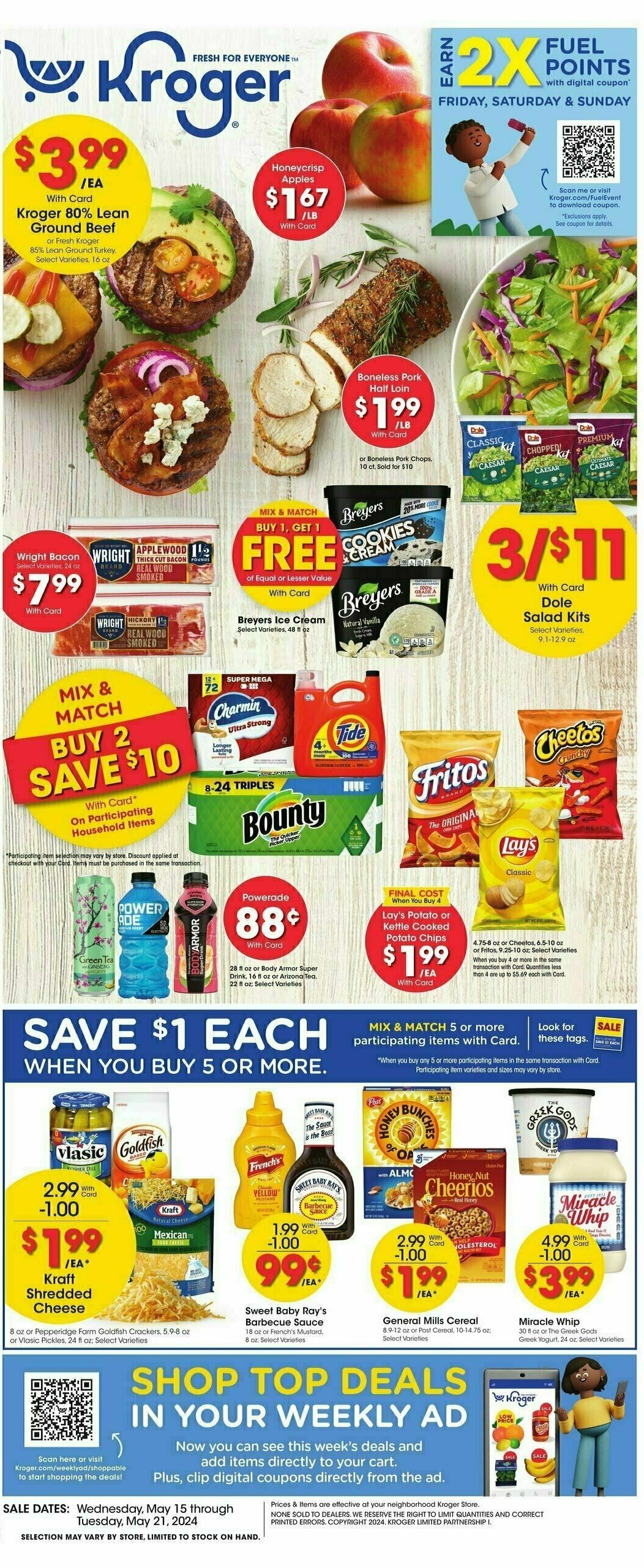 Kroger Weekly Ad from May 15