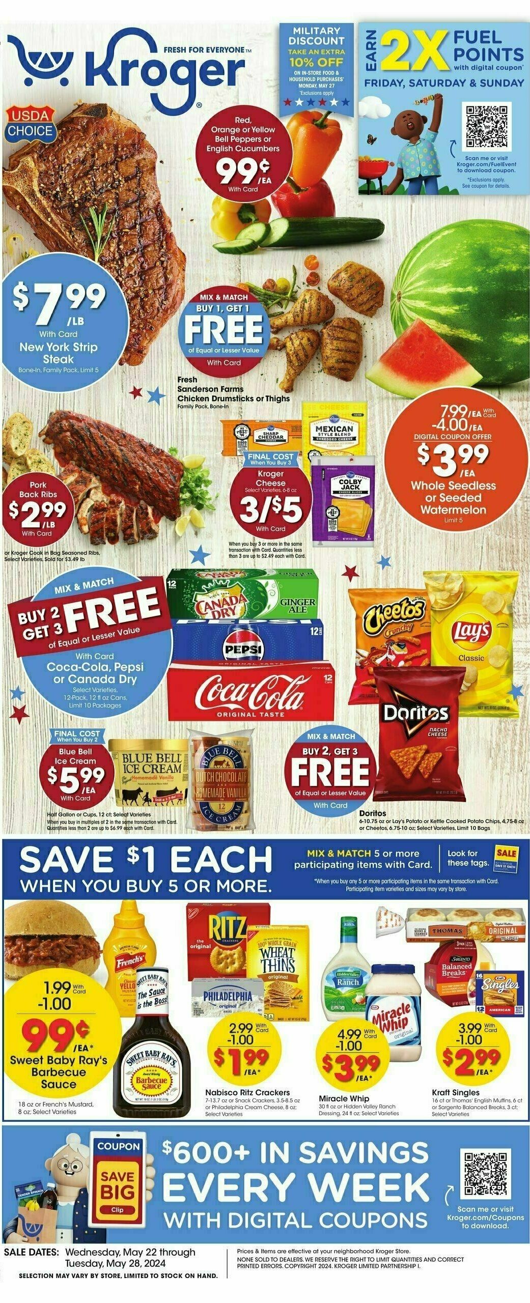 Kroger Weekly Ad from May 22