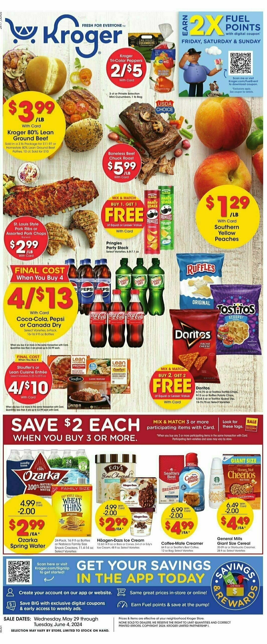 Kroger Weekly Ad from May 29