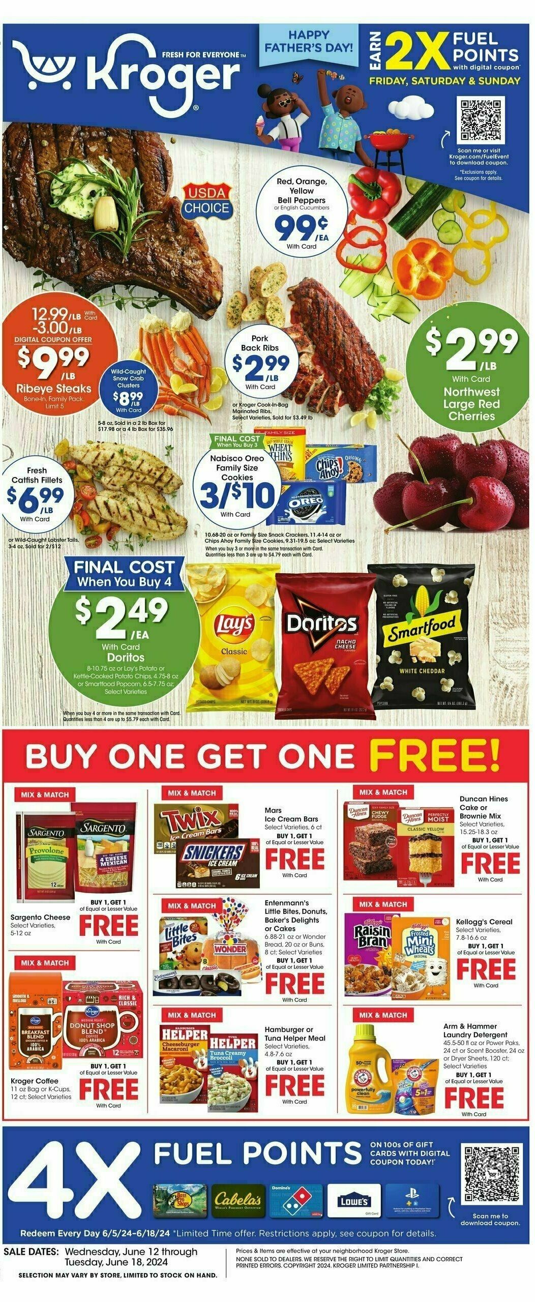 Kroger Weekly Ad from June 12