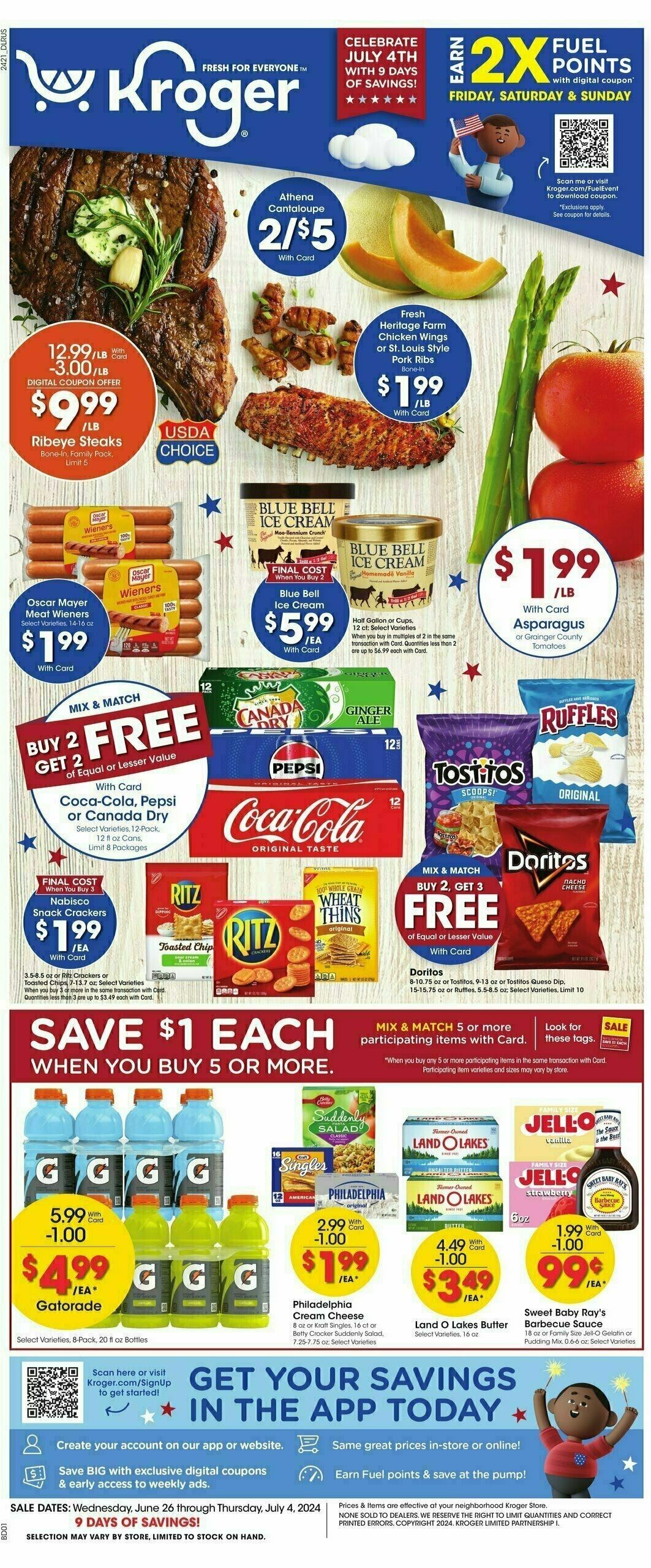 Kroger Weekly Ad from June 26