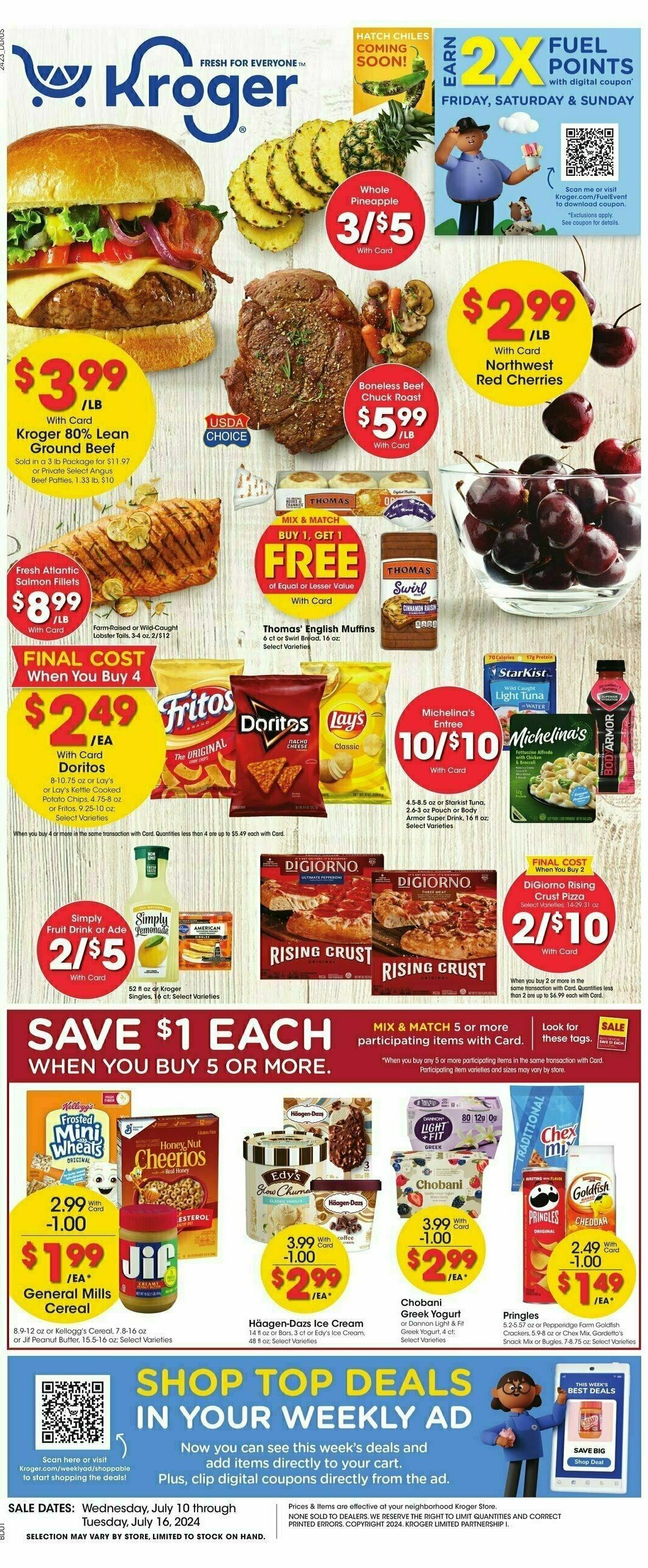 Kroger Weekly Ad from July 10