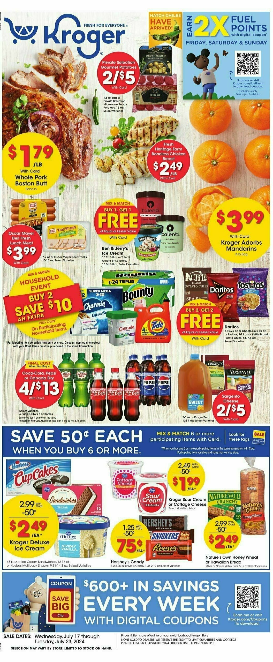 Kroger Weekly Ad from July 17