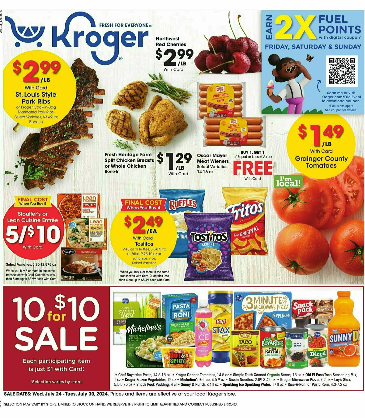 Kroger Weekly Ad from July 24