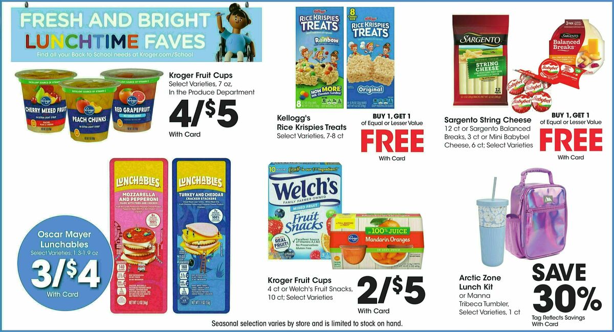 Kroger Weekly Ad from July 31