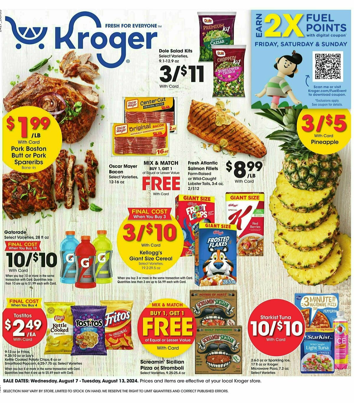 Kroger Weekly Ad from August 7