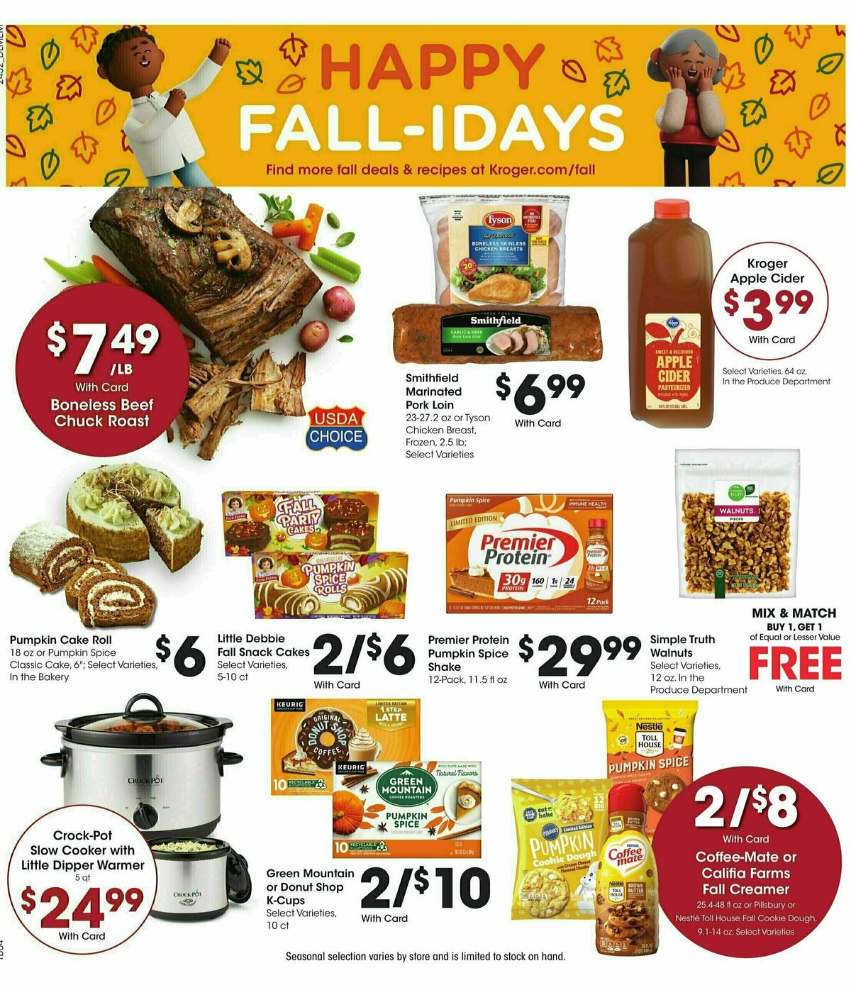 Kroger Weekly Ad from September 11