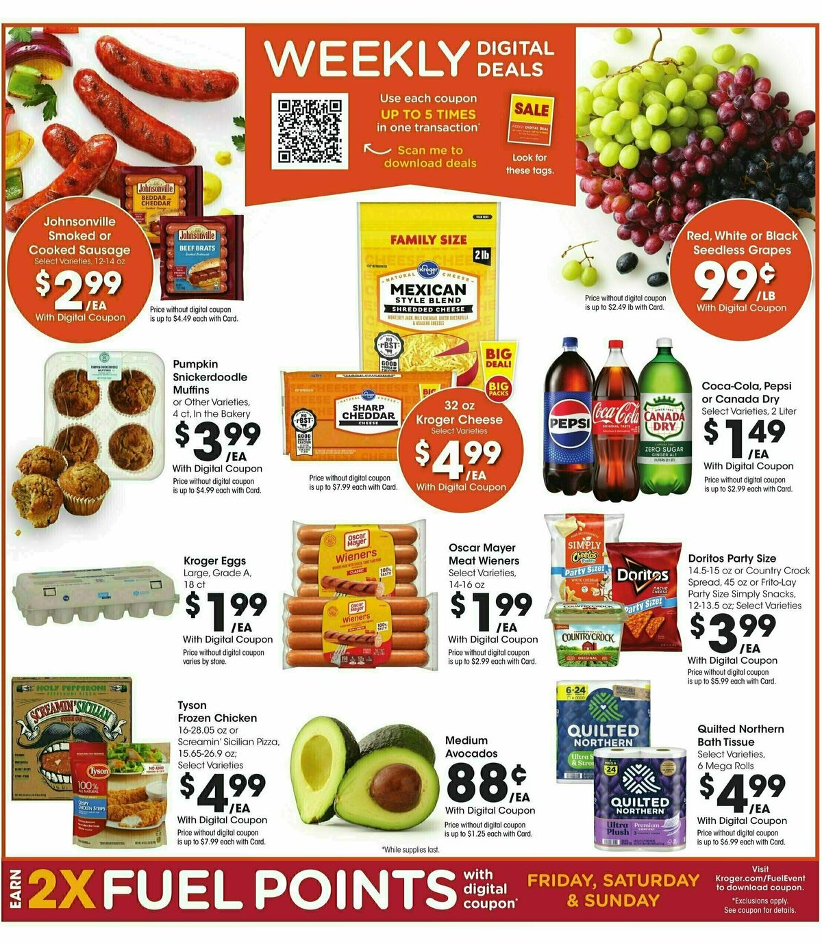 Kroger Weekly Ad from September 25