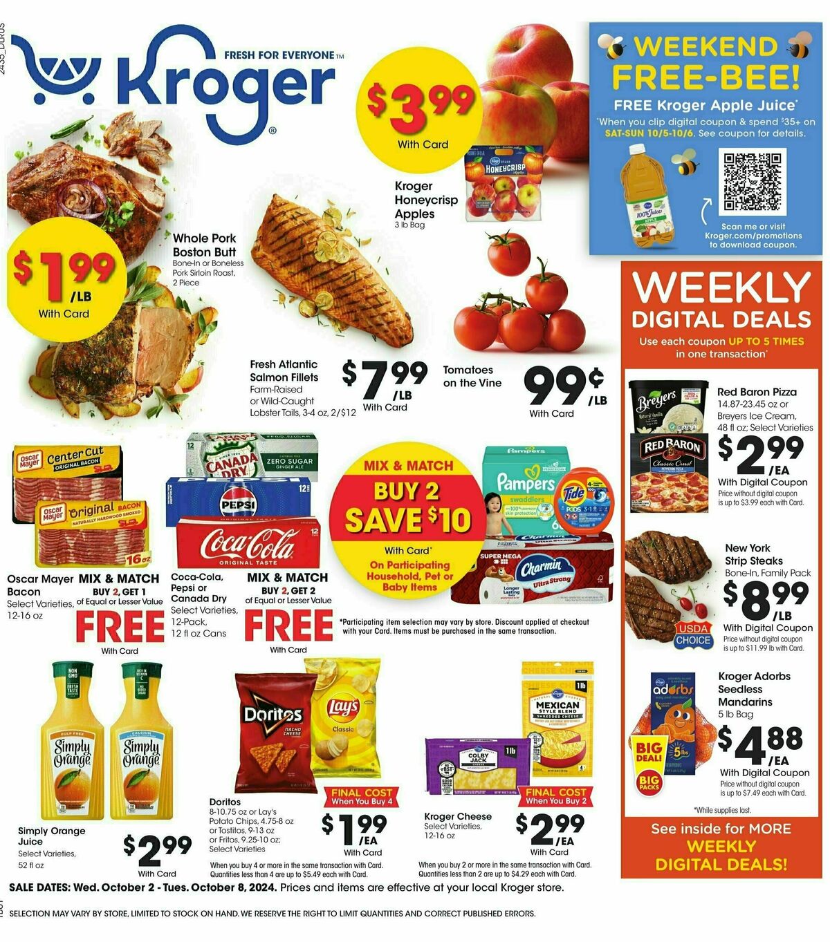 Kroger Weekly Ad from October 2