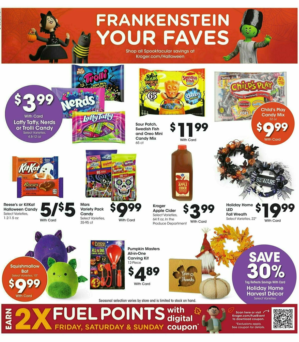 Kroger Weekly Ad from October 9