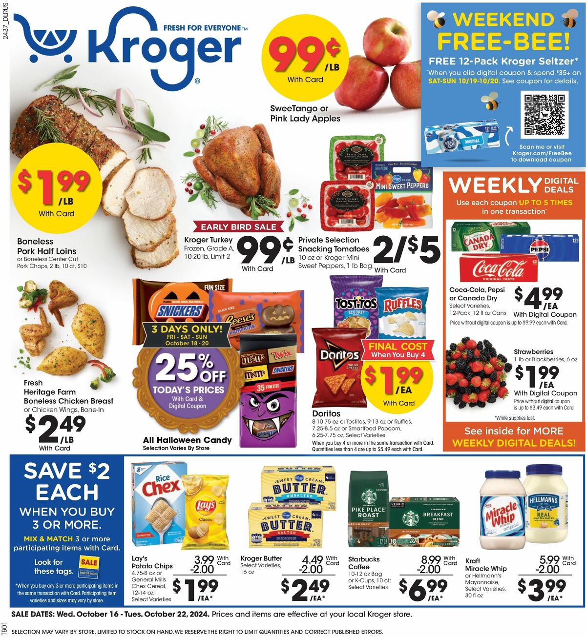 Kroger Weekly Ad from October 16