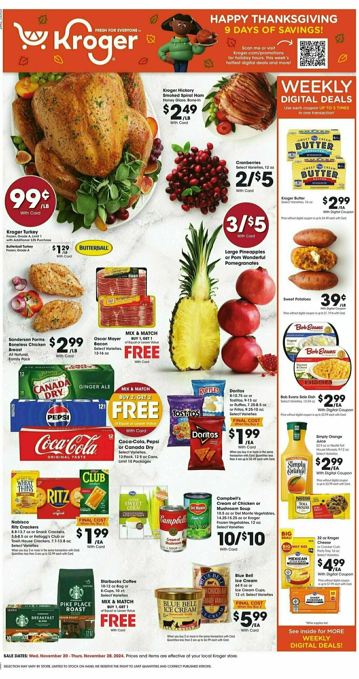 Kroger Weekly Ad from November 20