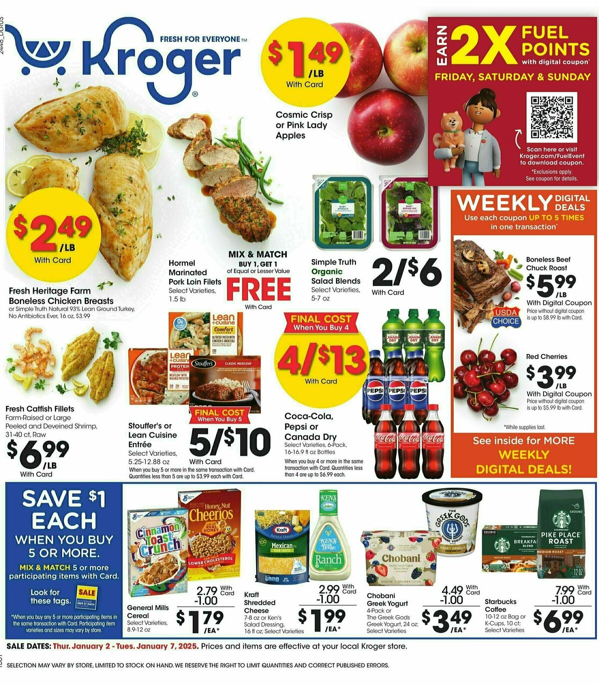 Kroger Weekly Ad from January 2