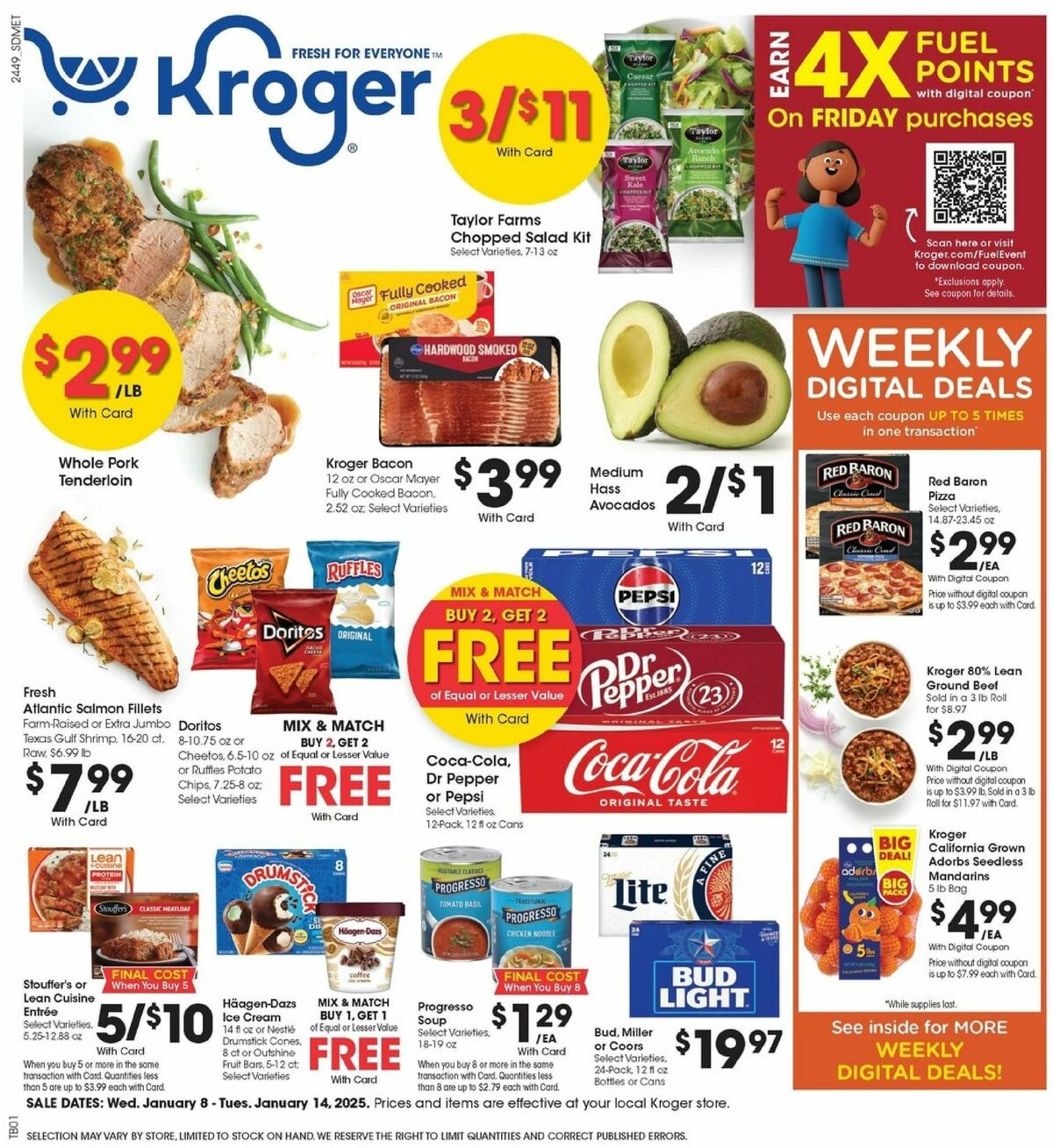 Kroger Weekly Ad from January 8