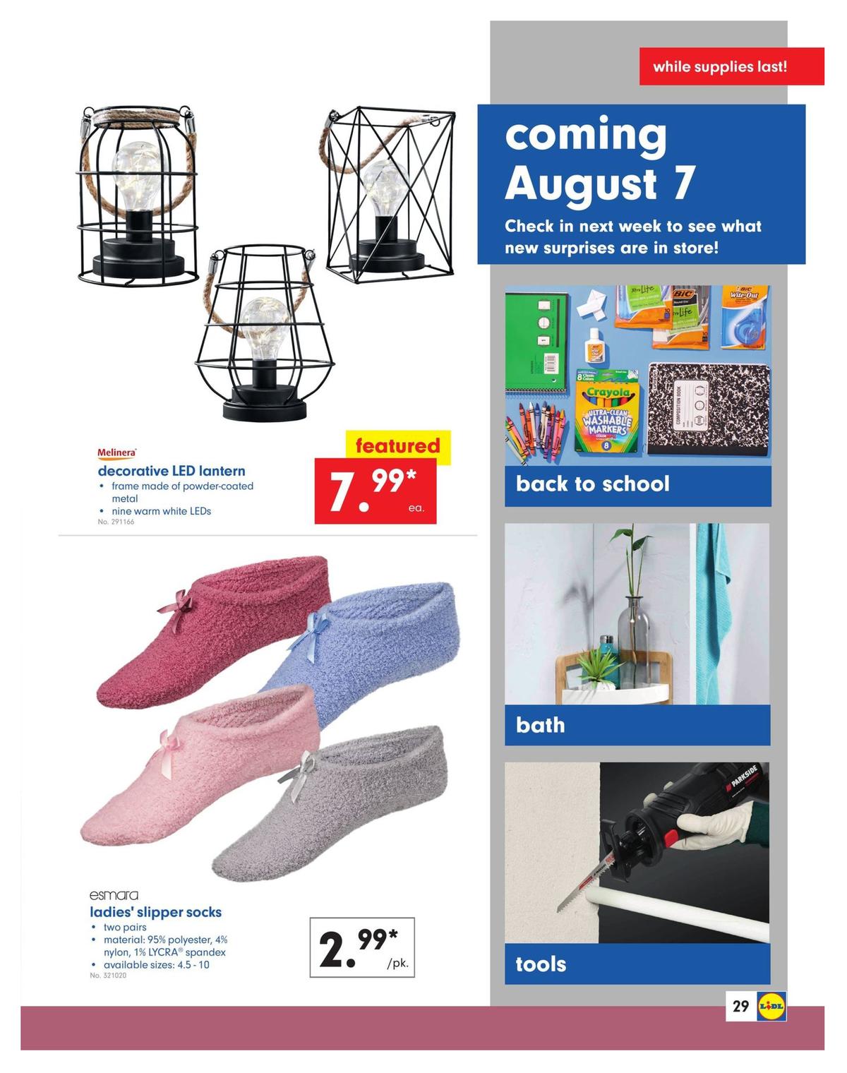 LIDL Weekly Ad from July 31