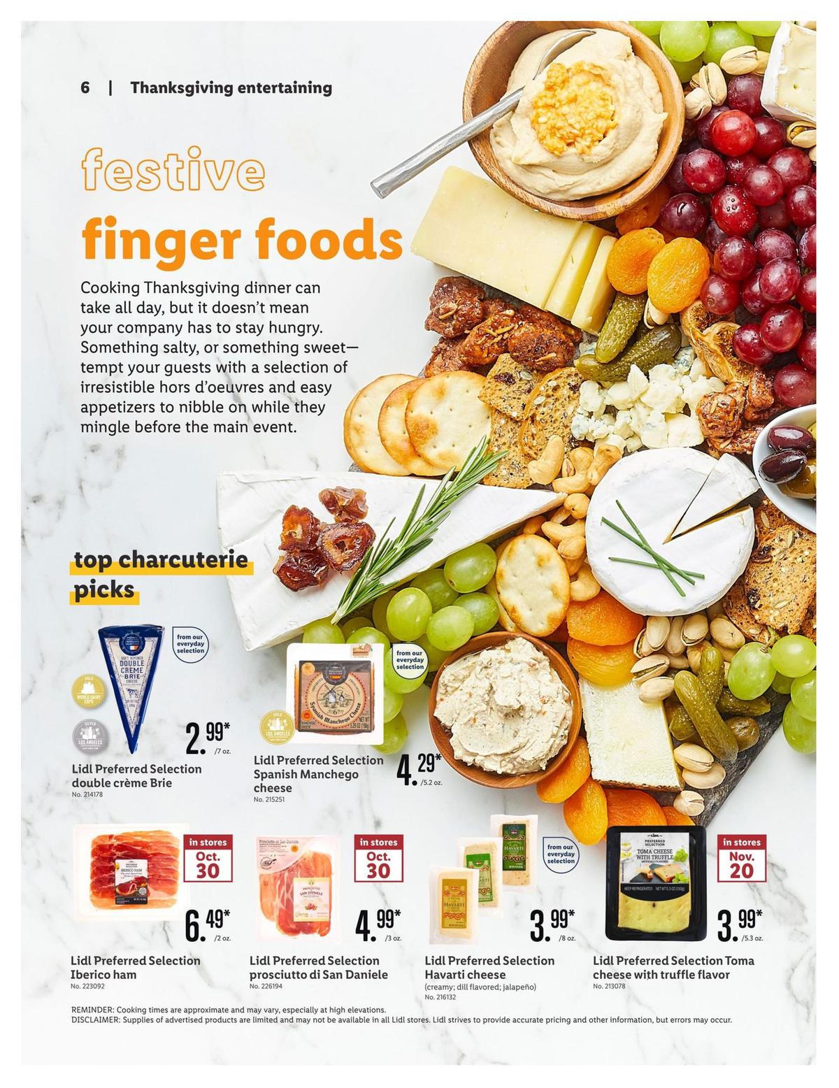 LIDL Holiday Magazine Weekly Ad from October 30