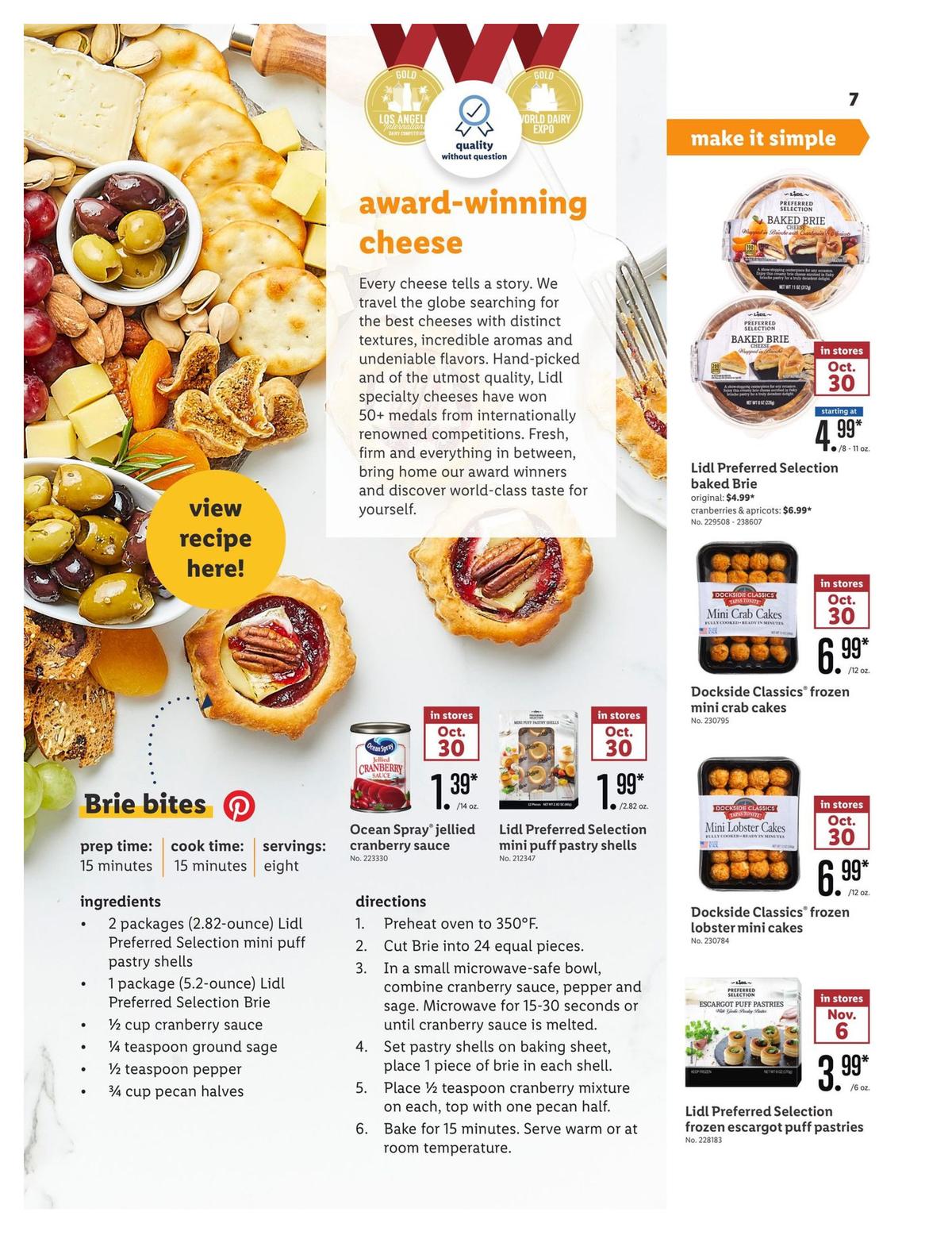 LIDL Holiday Magazine Weekly Ad from October 30