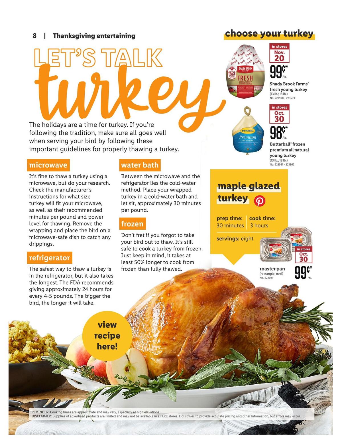 LIDL Holiday Magazine Weekly Ad from October 30