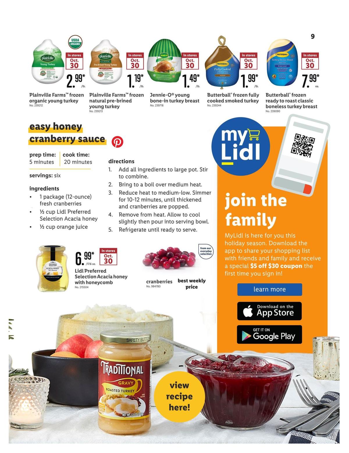 LIDL Holiday Magazine Weekly Ad from October 30