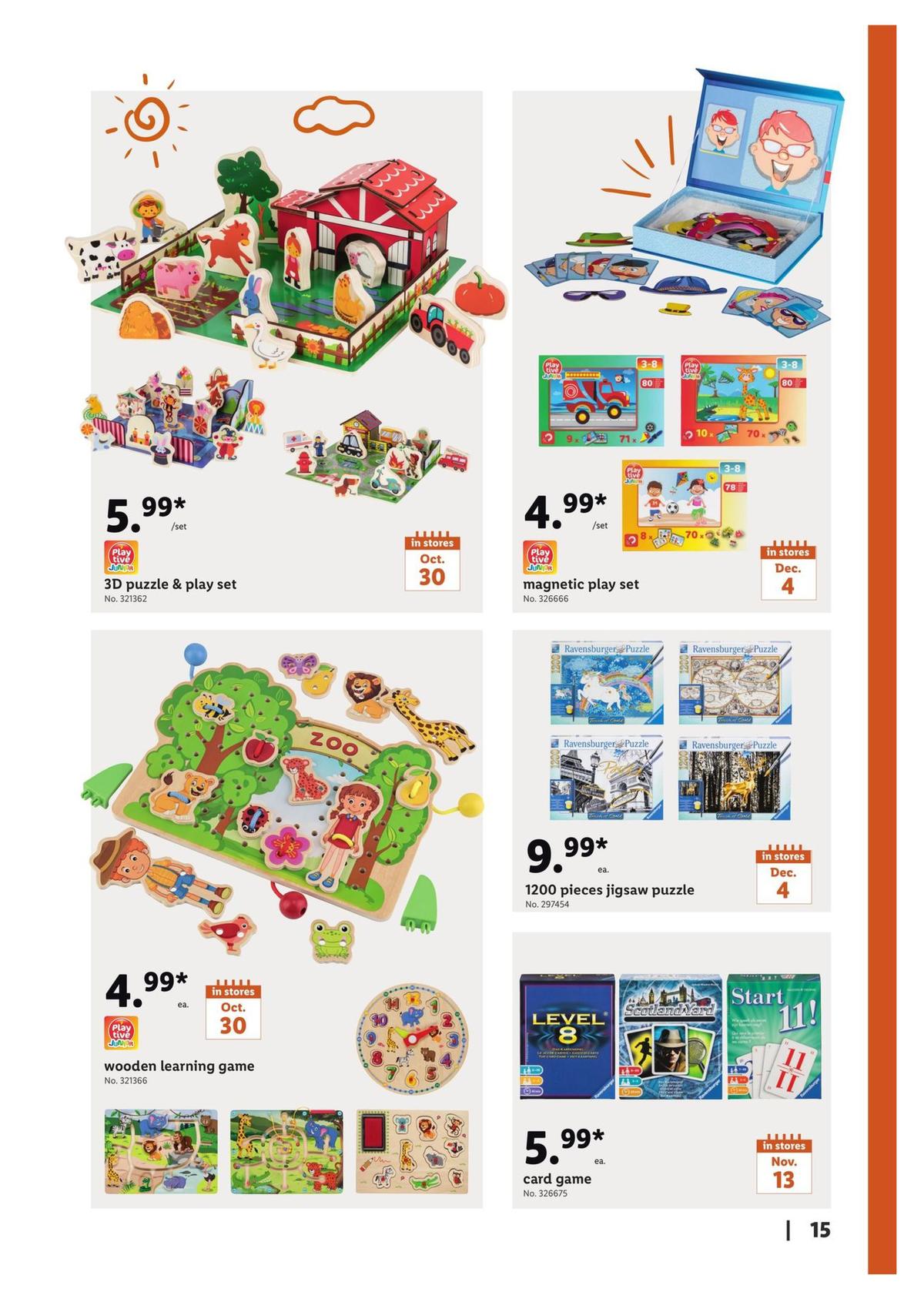 LIDL Toys Booklet Weekly Ad from October 30