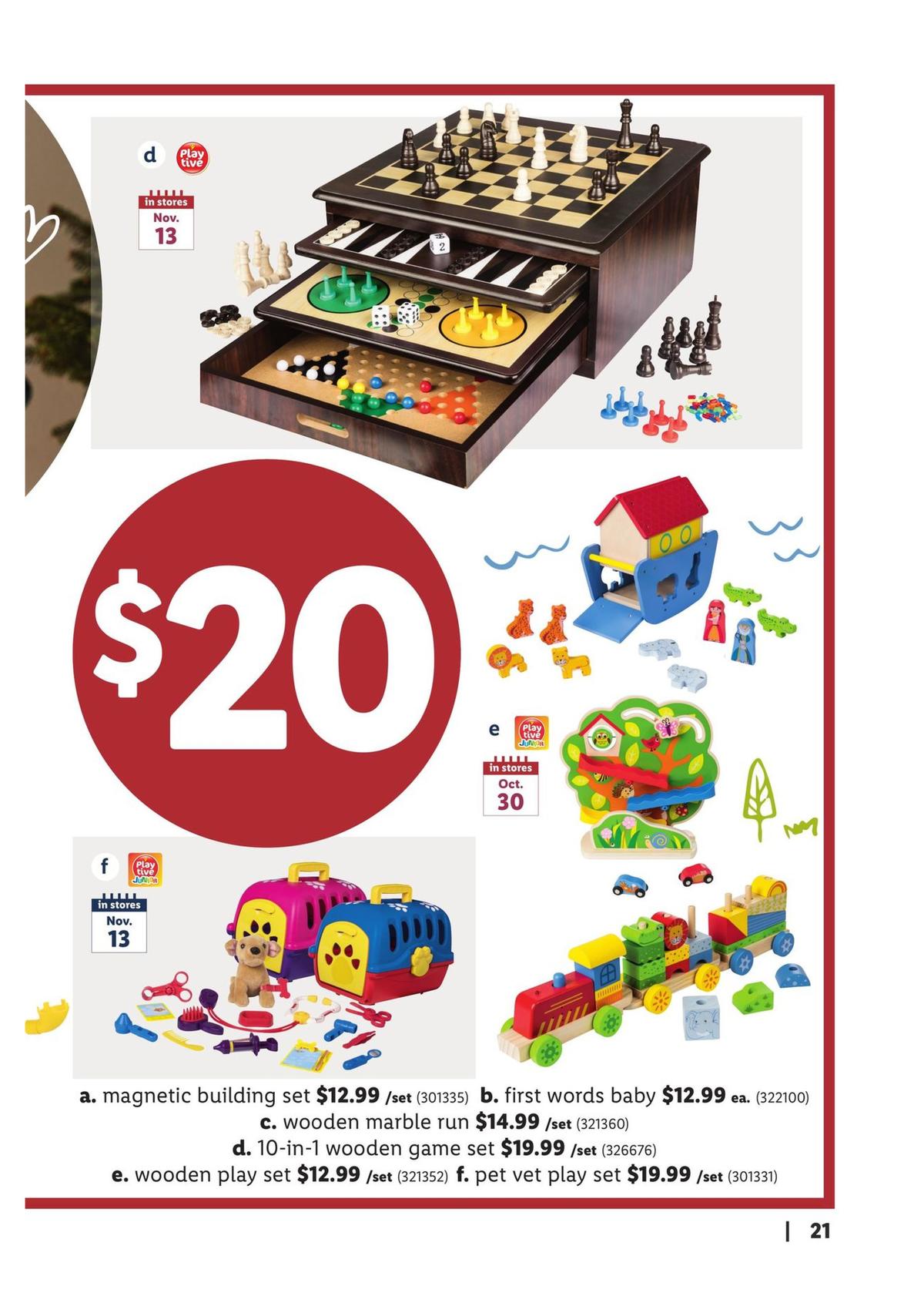 LIDL Toys Booklet Weekly Ad from October 30