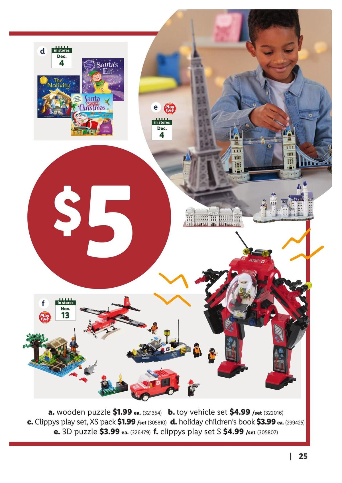 LIDL Toys Booklet Weekly Ad from October 30