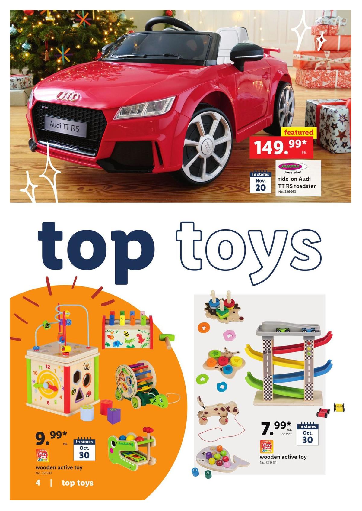 LIDL Toys Booklet Weekly Ad from October 30