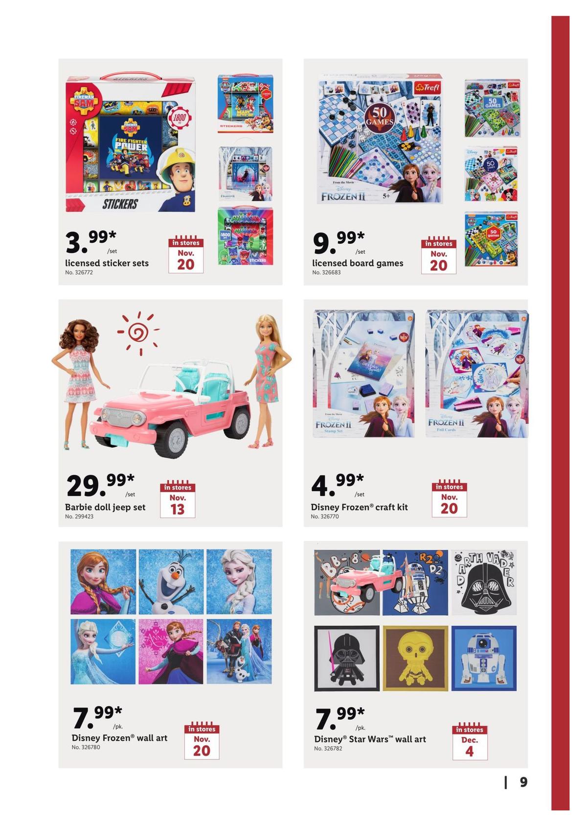 LIDL Toys Booklet Weekly Ad from October 30