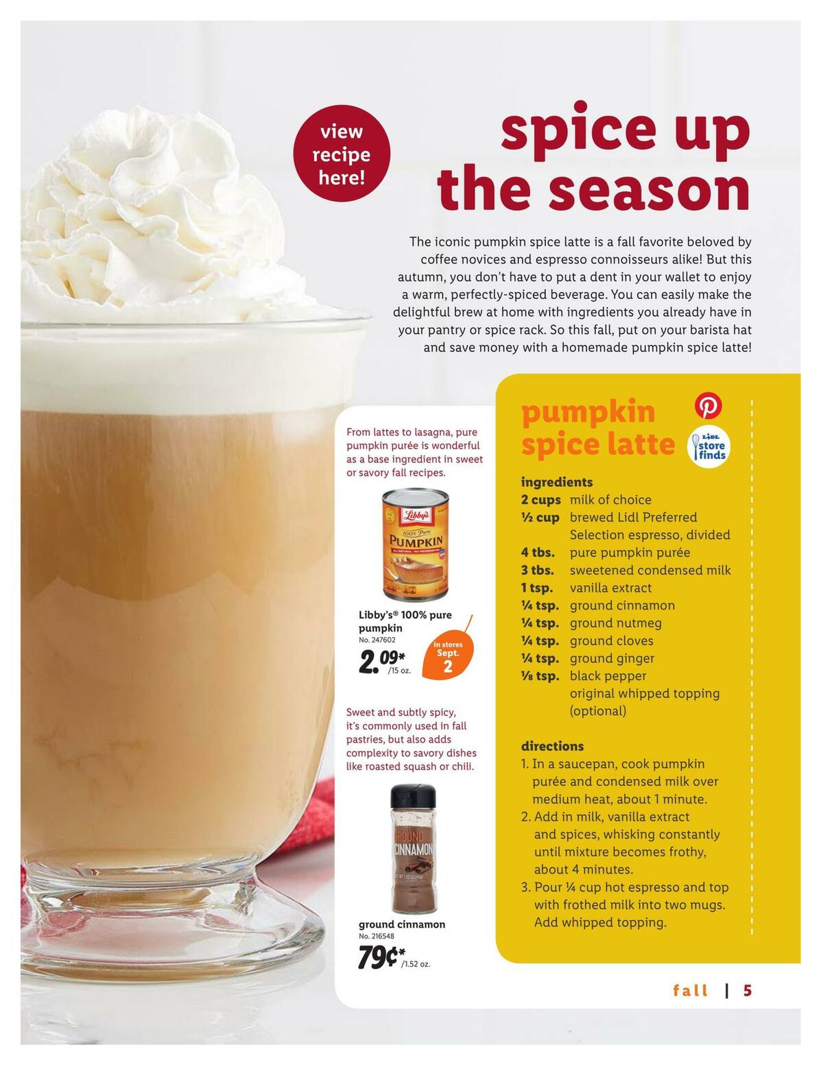 LIDL Magazine Weekly Ad from September 9