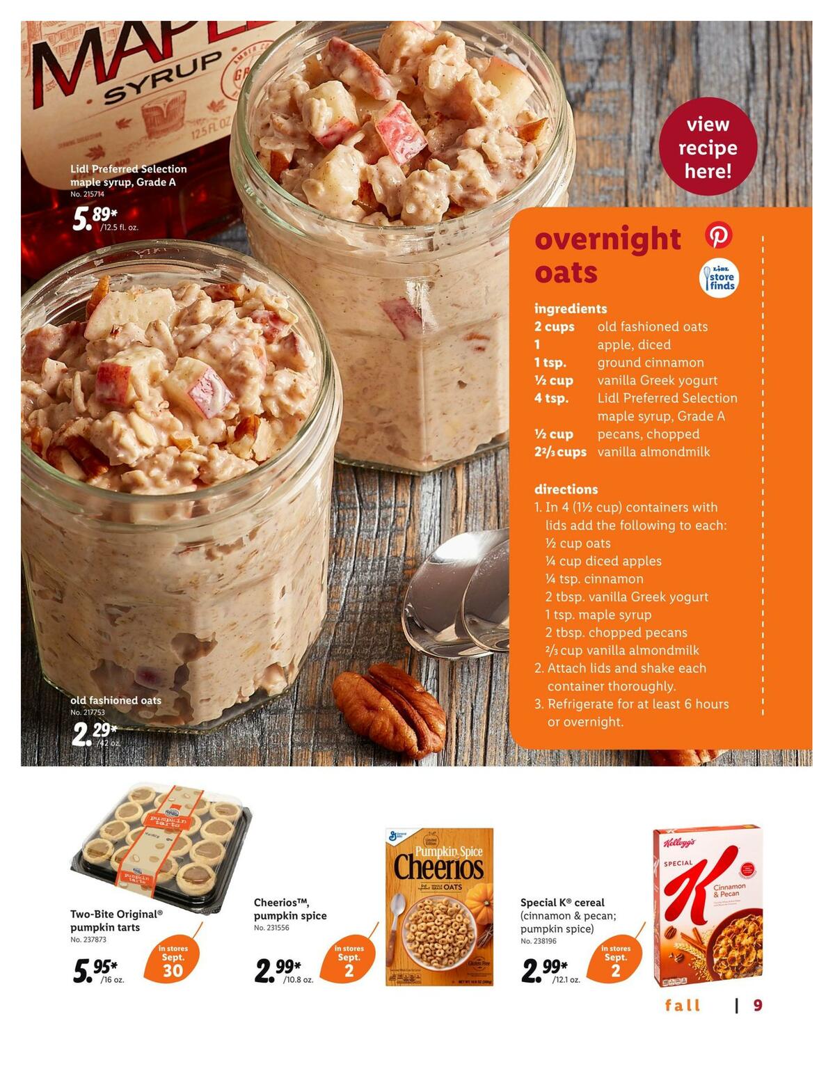 LIDL Magazine Weekly Ad from September 9