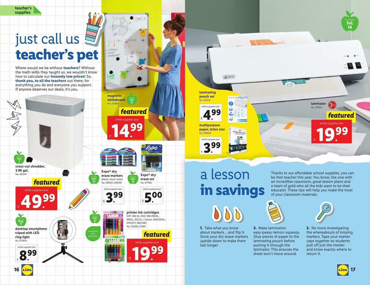 LIDL Magazine Weekly Ad from July 7