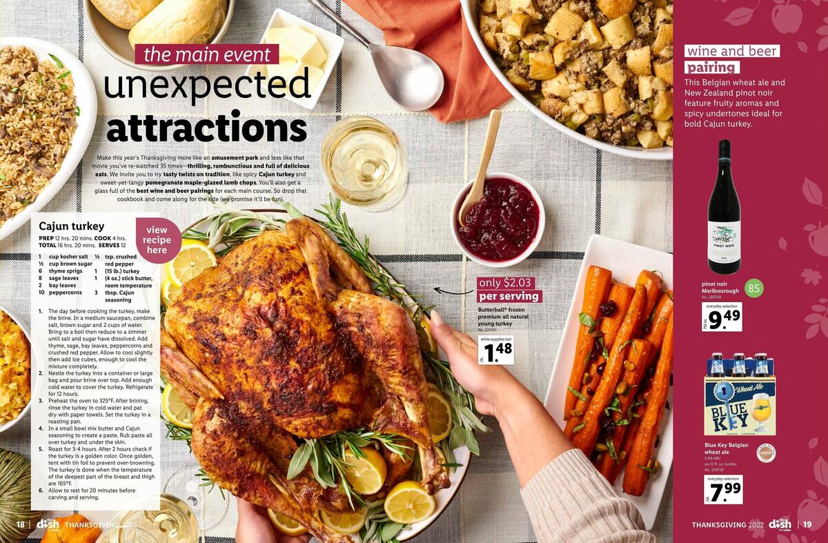 LIDL Thanksgiving Weekly Ad from October 12