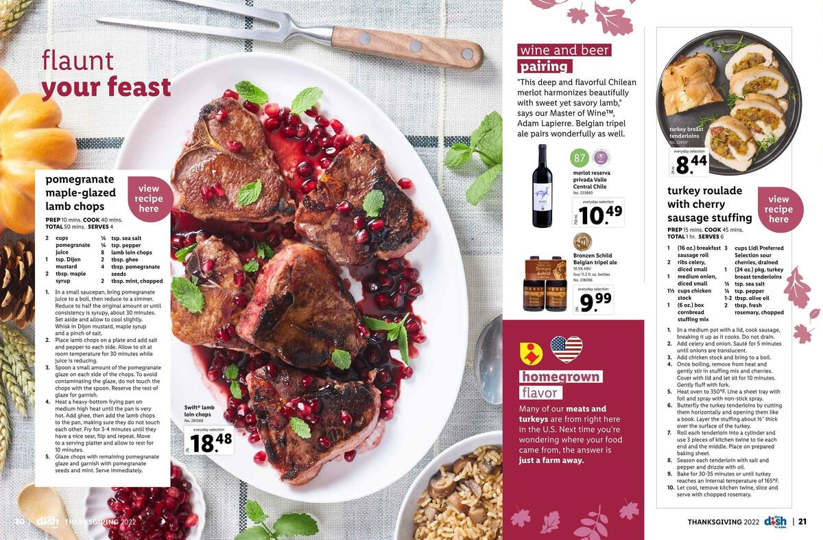 LIDL Thanksgiving Weekly Ad from October 12