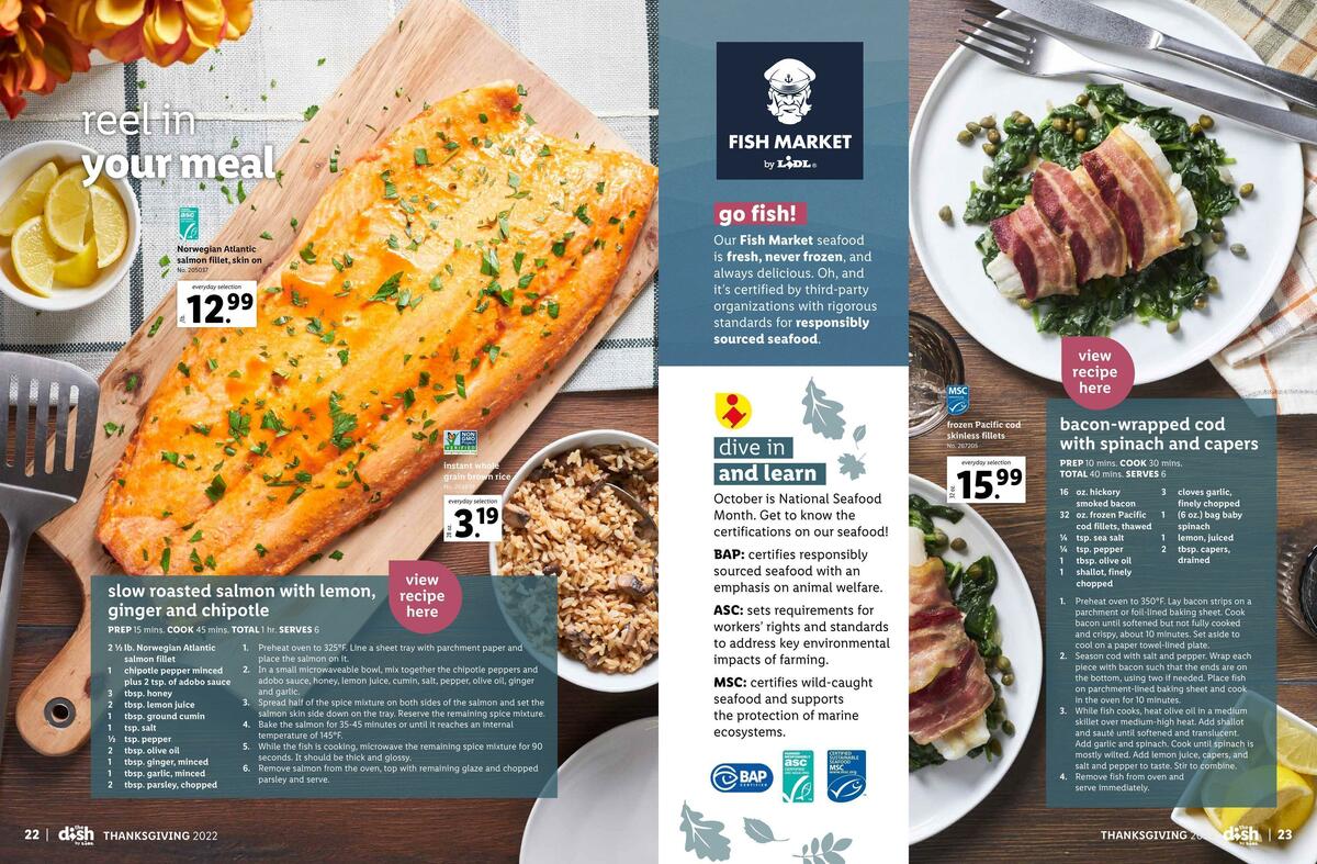 LIDL Thanksgiving Weekly Ad from October 12