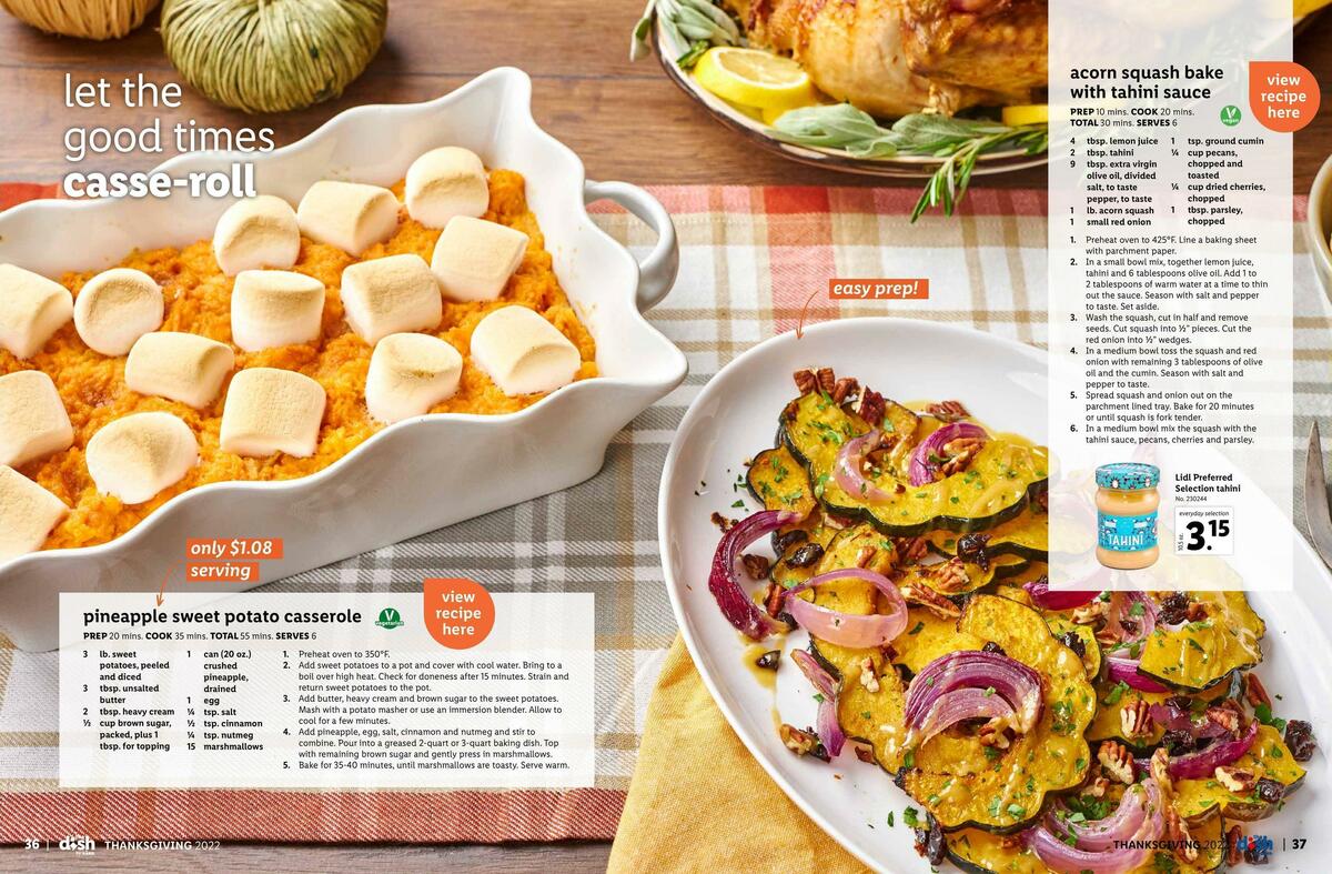 LIDL Thanksgiving Weekly Ad from October 12