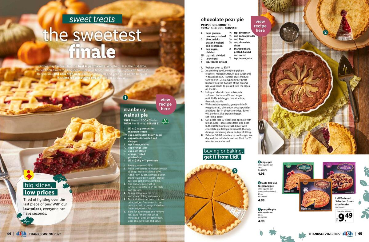 LIDL Thanksgiving Weekly Ad from October 12