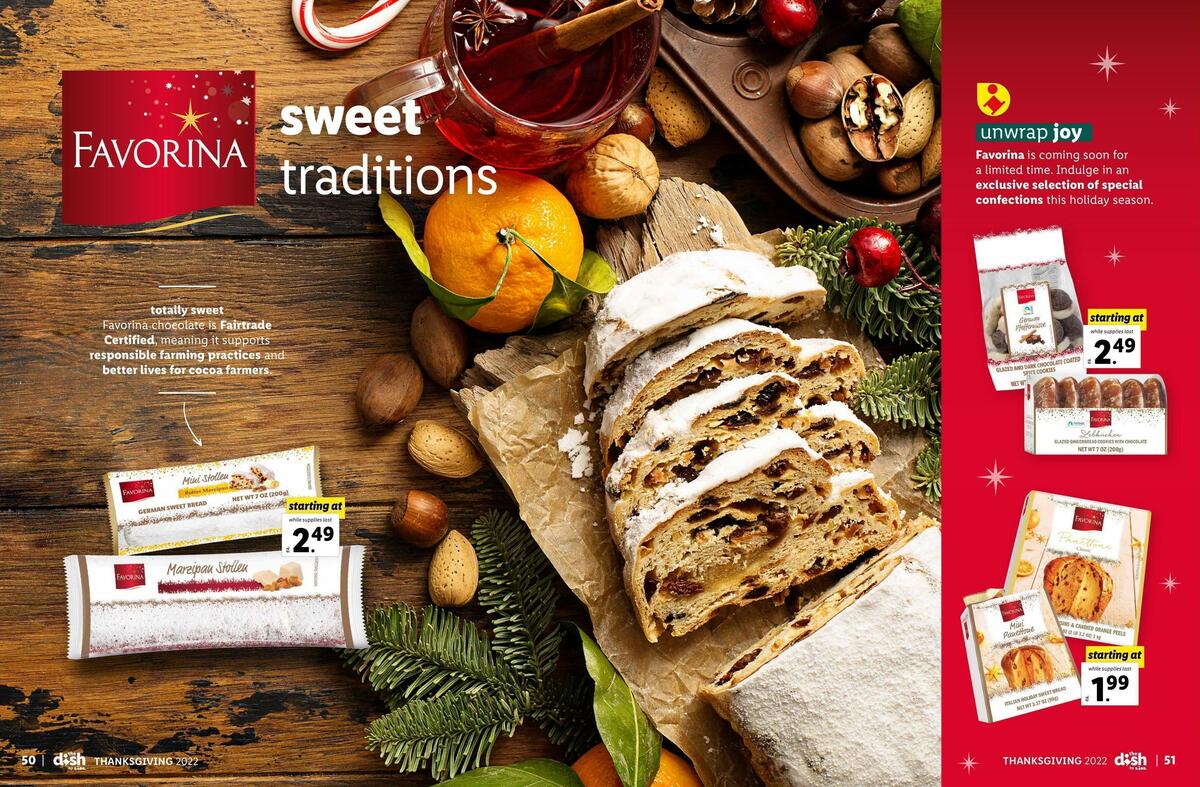 LIDL Thanksgiving Weekly Ad from October 12