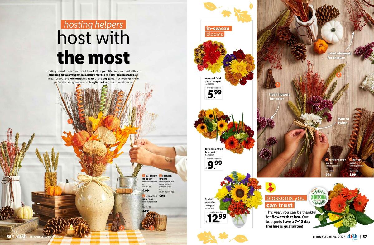 LIDL Thanksgiving Weekly Ad from October 12